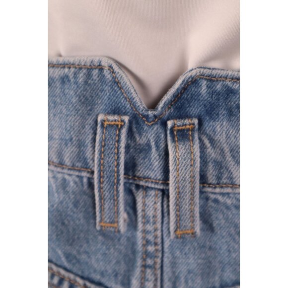 Levis Women's Denim Button-Front A-Line Skirt with Pockets Size‎ 26 - Picture 5 of 13
